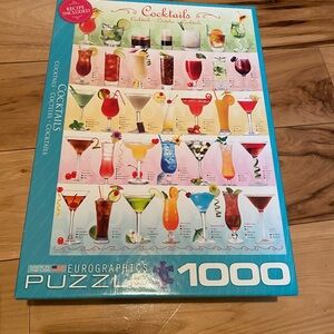 Cocktails 1000 piece puzzle